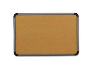 Ingenuity Cork Bulletin Board Resin Frame 36 x 24 Charcoal Frame Ingenuity Cork Bulletin Board Resin Frame 36 x 24 Charcoal Frame