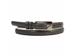 Silver Grey Patent Leather Thin Belt Silver Grey Patent Leather Thin Belt