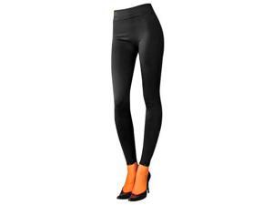 Black Plus Size Fleece Lined Stretchy Tights Black Plus Size Fleece Lined Stretchy Tights