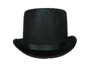 Black Structured Permalux Unisex Costume Top Hat Black Structured Permalux Unisex Costume Top Hat