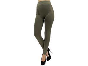 Olive Shearling Fleece Lined Heavy Thick Footless Tights Olive Shearling Fleece Lined Heavy Thick Footless Tights