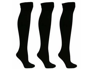 Thermal Black 3 Pack Non-Slip Knee-High Socks Thermal Black 3 Pack Non-Slip Knee-High Socks
