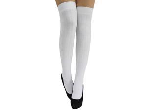 White Cable Knit Thigh High Over The Knee Socks White Cable Knit Thigh High Over The Knee Socks