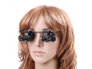 Watch Repair Magnifier Loupe 20X Glasses With LED Light Watch Repair Magnifier Loupe 20X Glasses With LED Light