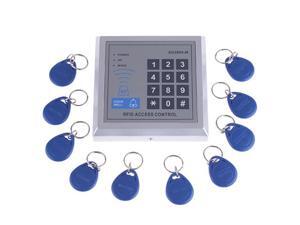RFID Proximity Door Entry Access Control System + 10 Key Fobs RFID Proximity Door Entry Access Control System + 10 Key Fobs