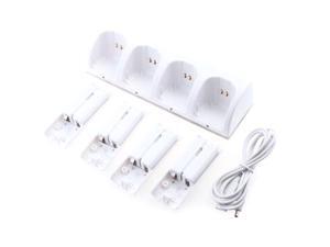 Charger Station + 4 x Battery For Wii Remote Controller Charger Station + 4 x Battery For Wii Remote Controller