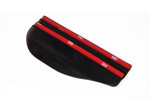 2Pcs Flexible PVC Car Rearview Mirror Rain Shade Rainproof Blades Black 2Pcs Flexible PVC Car Rearview Mirror Rain Shade Rainproof Blades Black