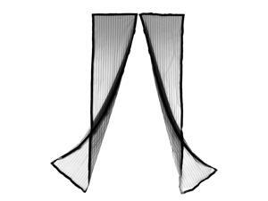 Hands-free Magic Mesh Magnetic Screen Door Curtain Anti-Mosquito Bug Black Hands-free Magic Mesh Magnetic Screen Door Curtain Anti-Mosquito Bug Black