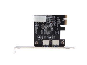 2-Port SuperSpeed USB 3.0 PCI-E PCI Express 4-pin IDE Connector Low Profile 2-Port SuperSpeed USB 3.0 PCI-E PCI Express 4-pin IDE Connector Low Profile