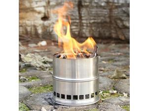 Portable Stainless Steel Lightweight Wood Stove Solidified Alcohol Stove Outdoor Cooking Picnic BBQ Grill Camping Portable Stainless Steel Lightweight Wood Stove Solidified Alcohol Stove Outdoor Cooking Picnic BBQ Grill Camping