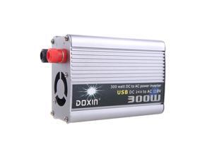 300W Watt DC 24V to AC 110V + USB Portable Voltage Transformer Car Power Inverter 300W Watt DC 24V to AC 110V + USB Portable Voltage Transformer Car Power Inverter