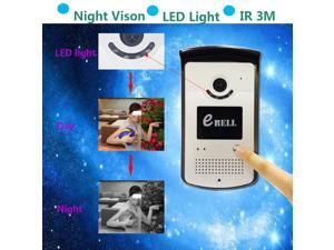 EBELL ATZ-DB003P Multifunction Wireless WiFi Smart Video Visual Door Phone IP Doorbell P2P Detection Home Security for Android IOS Mobile Phone Tablet PC EBELL ATZ-DB003P Multifunction Wireless WiFi Smart Video Visual Door Phone IP Doorbell P2P Detection Home Security for Android IOS Mobile Phone Tablet PC