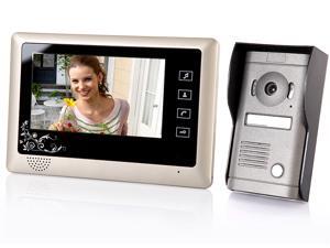 7" TFT LCD Home Security Monitor Video Door Phone Doorbell Intercom System 7" TFT LCD Home Security Monitor Video Door Phone Doorbell Intercom System