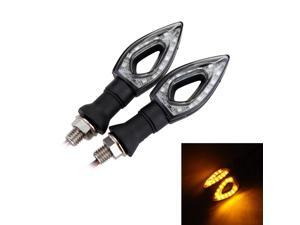 2Pcs 12V Motorcycle 12 LED Turn Signal Indicator Lights 2Pcs 12V Motorcycle 12 LED Turn Signal Indicator Lights