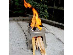 LIXADA Compact Folding Wood Stove for Outdoor Camping Cooking Picnic LIXADA Compact Folding Wood Stove for Outdoor Camping Cooking Picnic