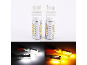 Dual Color Switchback Turn Signal LED Light Bulbs White & Amber Dual Color Switchback Turn Signal LED Light Bulbs White & Amber