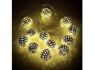 LIXADA Outdoor Garden Solar Powered 4M 212 LED Warm White Garland Hollow Ball Globe Light Control String Lamp LIXADA Outdoor Garden Solar Powered 4M 212 LED Warm White Garland Hollow Ball Globe Light Control String Lamp