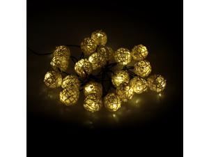 LIXADA Outdoor Garden Solar Powered 4.6M 20LED Warm White Vine Ball Globe Light Control String Lamp Fairy Lights LIXADA Outdoor Garden Solar Powered 4.6M 20LED Warm White Vine Ball Globe Light Control String Lamp Fairy Lights