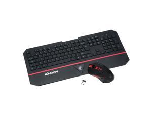 KKMOON Ultra Slim 2.4 GHz Wireless Keyboard & Optical Mouse Combo Set Kit with USB Nano Receiver for PC Laptop Desktop KKMOON Ultra Slim 2.4 GHz Wireless Keyboard & Optical Mouse Combo Set Kit with USB Nano Receiver for PC Laptop Desktop