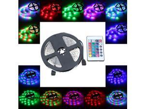 LIXADA LED RGB Strip Light SMD 3528 Flexible Light 60LEDs/m 5m/lot with 24key RF Remote Controller and 12V 2A Adapter for Bar Hotel Restaurant LIXADA LED RGB Strip Light SMD 3528 Flexible Light 60LEDs/m 5m/lot with 24key RF Remote Controller and 12V 2A Adapter for Bar Hotel Restaurant