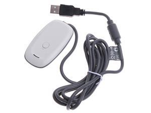 White Wireless Gaming Receiver for Microsoft XBOX 360 PC White Wireless Gaming Receiver for Microsoft XBOX 360 PC