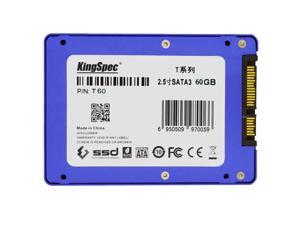 KingSpec T60 SATA III 3.0 2.5" 2.5 Inch 60GB MLC Digital SSD Solid State Drive for Computer PC Laptop Desktop KingSpec T60 SATA III 3.0 2.5" 2.5 Inch 60GB MLC Digital SSD Solid State Drive for Computer PC Laptop Desktop