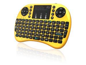 Rii i8+ 2.4G Mini Wireless Keyboard with Backlit Backlight Multi-touch Touchpad US Layout Handheld for Andriod TV Box HTPC PC Pad Rii i8+ 2.4G Mini Wireless Keyboard with Backlit Backlight Multi-touch Touchpad US Layout Handheld for Andriod TV Box HTPC PC Pad
