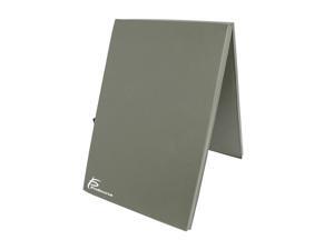 ProSource Bi-Fold Folding Thick Exercise Mat 6’x2’ with Carrying Handles for MMA, Gymnastics Core Workouts, Grey ProSource Bi-Fold Folding Thick Exercise Mat 6’x2’ with Carrying Handles for MMA, Gymnastics Core Workouts, Grey