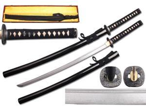40 1/4 inch Musha Hand Forged Samurai Sword, Raiden Series, Black 40 1/4 inch Musha Hand Forged Samurai Sword, Raiden Series, Black