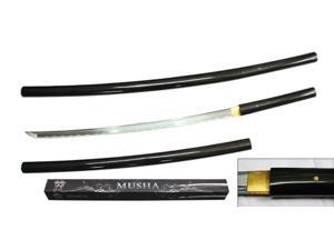 40 inch Musha Hand Forged Shira-Saya, 1045 steel, Black 40 inch Musha Hand Forged Shira-Saya, 1045 steel, Black
