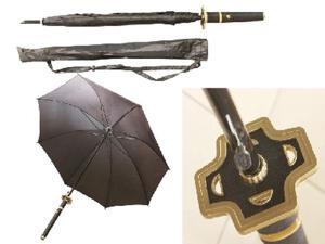 41" Danketsu (Unity) Black Samurai Handle Umbrella 41" Danketsu (Unity) Black Samurai Handle Umbrella