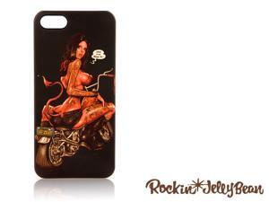Rockin Jelly Bean Hard Shell Case For iPhone 5 (Bike Girl, Black) FGI11MU012832 Rockin Jelly Bean Hard Shell Case For iPhone 5 (Bike Girl, Black) FGI11MU012832
