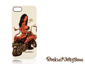 Rockin Jelly Bean Hard Shell Case For iPhone 5 (Bike Girl,White) FGI11MU012834 Rockin Jelly Bean Hard Shell Case For iPhone 5 (Bike Girl,White) FGI11MU012834