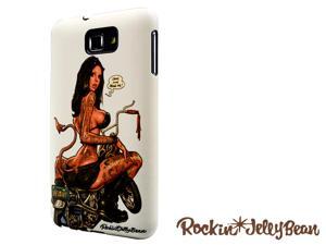 Rockin Jelly Bean Hard Shell Case For Samsung Galaxy Note (Bike Girl, White) FGI07MU052805 Rockin Jelly Bean Hard Shell Case For Samsung Galaxy Note (Bike Girl, White) FGI07MU052805