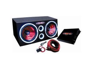 Dual 12 1200w Subwoofer Package With Amplifier Amp Kit Sub Box Woofers Dual 12 1200w Subwoofer Package With Amplifier Amp Kit Sub Box Woofers