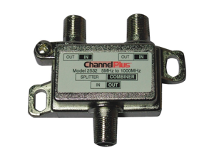 CHANNEL PLUS 2532 Splitter/Combiner (2 way) CHANNEL PLUS 2532 Splitter/Combiner (2 way)