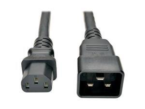 Tripp Lite P032 003 Heavy Duty Power Extension Cord 3 ft For PDU Computer, Server, UPS, Network Device 120 V AC, 230 V AC Voltage Rating 15 A Current Rating Black 12AWG IEC 320 C13 IEC 320 C20 Tripp Lite P032 003 Heavy Duty Power Extension Cord 3 ft For PDU Computer, Server, UPS, Network Device 120 V AC, 230 V AC Voltage Rating 15 A Current Rating Black 12AWG IEC 320 C13 IEC 320 C20