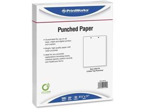 Office Paper 2-Hole Top-Punched 8 1/2 x 11 20-lb 500/Ream Office Paper 2-Hole Top-Punched 8 1/2 x 11 20-lb 500/Ream