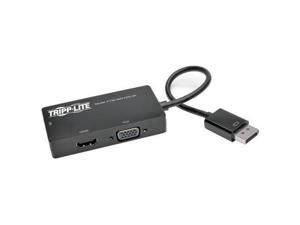 Tripp Lite P136 06N HDV 4K Displayport 1.2 to VGA/DVI/HDMI Converter Adapter 4K x 2K DisplayPort/HDMI/DVI/VGA for Audio/Video Device Tripp Lite P136 06N HDV 4K Displayport 1.2 to VGA/DVI/HDMI Converter Adapter 4K x 2K DisplayPort/HDMI/DVI/VGA for Audio/Video Device