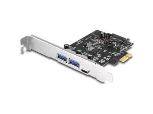 Vantec UGT PC331AC 3Port USB 3.0 Type A/C PCI Express Host Card Retail Vantec UGT PC331AC 3Port USB 3.0 Type A/C PCI Express Host Card Retail