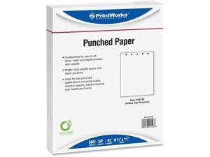 Office Paper 5-Hole Top-Punched 8 1/2 x 11 20-lb 500/Ream Office Paper 5-Hole Top-Punched 8 1/2 x 11 20-lb 500/Ream