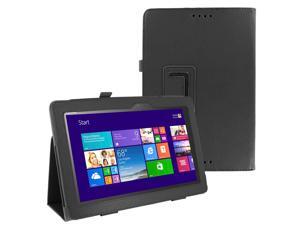BLACK Portfolio SLIM Leather Case Smart Cover Skin for ASUS T100 Tablet BLACK Portfolio SLIM Leather Case Smart Cover Skin for ASUS T100 Tablet