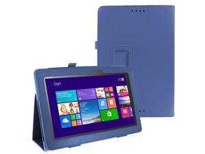 DARK BLUE Portfolio SLIM Leather Case Smart Cover Skin for ASUS T100 Tablet DARK BLUE Portfolio SLIM Leather Case Smart Cover Skin for ASUS T100 Tablet