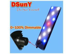 DSuny NanoSun Ultrasilm Dimmable Led Aquarium Light Coral Reef Tank Light (33W Output, Cool White/Royal Blue/Red 6:4:1; 1 Year Warranty) - 31 Inch DSuny NanoSun Ultrasilm Dimmable Led Aquarium Light Coral Reef Tank Light (33W Output, Cool White/Royal Blue/Red 6:4:1; 1 Year Warranty) - 31 Inch