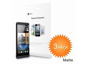 3 Pack iClever® Matte Finishing Anti-Glare Anti-Scratch, Anti-Fingerprint Screen Protector for HTC ONE(M7) with Lifetime Replacement Warranty 3 Pack iClever® Matte Finishing Anti-Glare Anti-Scratch, Anti-Fingerprint Screen Protector for HTC ONE(M7) with Lifetime Replacement Warranty