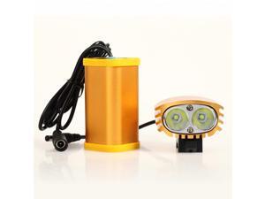 OxyLED® Super bright, 1500lumen dual LED bike light, front light, Easily install& release, No Tools! waterproof, Gold (bike light + Charger + rechargeable battery pack) OxyLED® Super bright, 1500lumen dual LED bike light, front light, Easily install& release, No Tools! waterproof, Gold (bike light + Charger + rechargeable battery pack)
