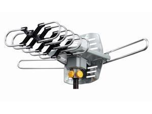 Hisgadget HDTV Outdoor Amplified Antenna HD TV 36dB Rotor Remote 360° UHF/VHF/FM 150 Miles Hisgadget HDTV Outdoor Amplified Antenna HD TV 36dB Rotor Remote 360° UHF/VHF/FM 150 Miles