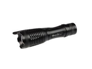 OxyLED Cree 500 Lumen Bright LED Flashlight for Emergency / Safety / Security (Adjustable Zoomable Focus, 3 Brightness Levels Plus Strobe, Battery Included) - Black OxyLED Cree 500 Lumen Bright LED Flashlight for Emergency / Safety / Security (Adjustable Zoomable Focus, 3 Brightness Levels Plus Strobe, Battery Included) - Black