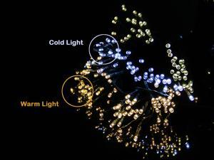 55ft 17m Solar Powered Outdoor 100 LED String Lights for Party, Wedding, Indoor /Outdoor Decoration (Warm White) 55ft 17m Solar Powered Outdoor 100 LED String Lights for Party, Wedding, Indoor /Outdoor Decoration (Warm White)