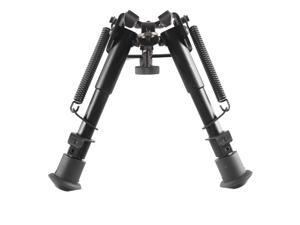 Ohuhu 6" to 9" Adjustable Handy Spring Return Sniper Hunting Tactical Rifle Bipod - Black Ohuhu 6" to 9" Adjustable Handy Spring Return Sniper Hunting Tactical Rifle Bipod - Black